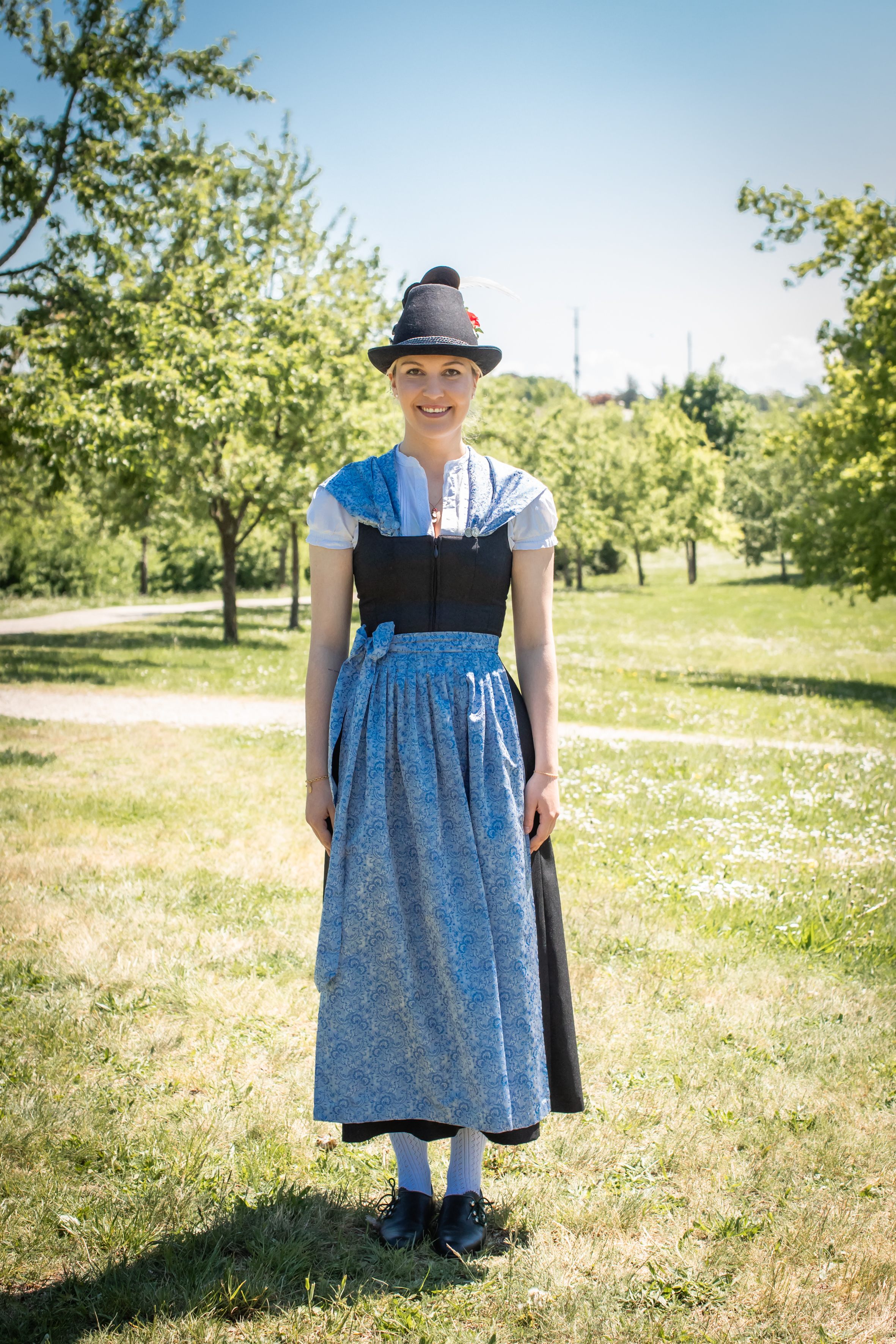 Marketenderin in Montur