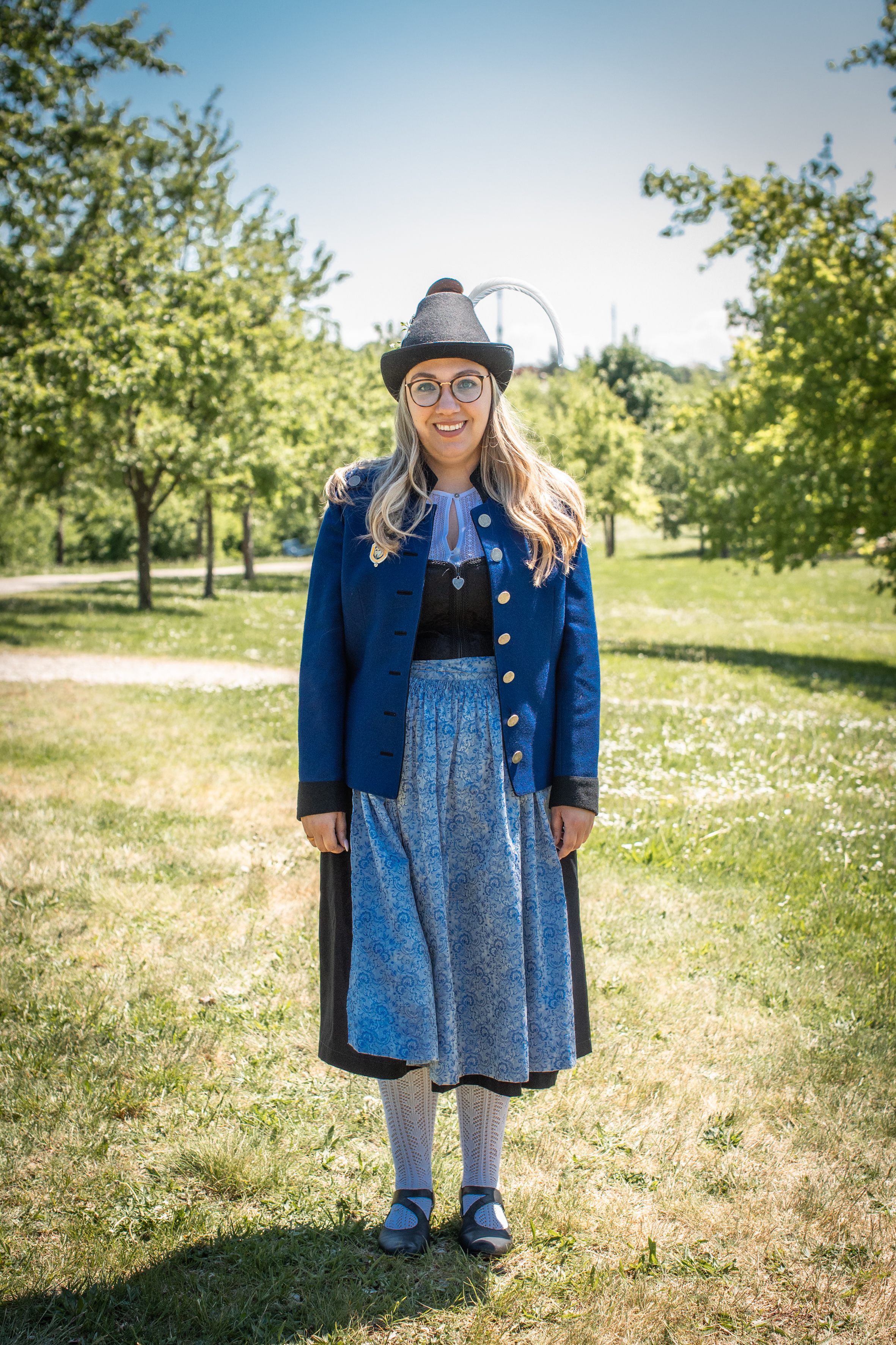 Marketenderin in Montur